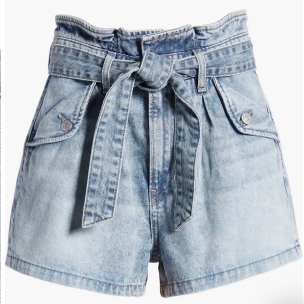 Veronica Beard Nori Paperbag Shorts